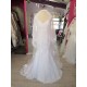 robe de mariée sirène bohème blanche avec voile assorti 