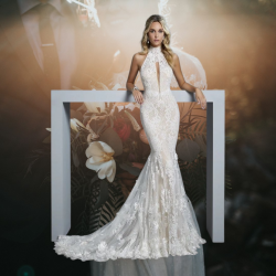 Robe de mariée sirène en dentelle 